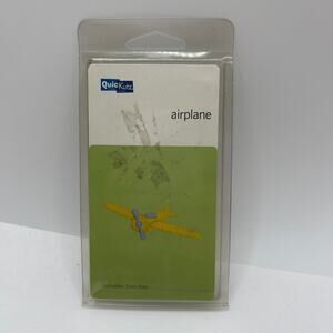 QuicKutz/Lifestyle Crafts Airplane Small 2x2 Cutting Die Set KS0355 Two Dies